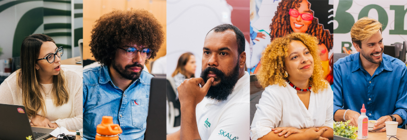 Colaboradores do Bora Brasil reunidos